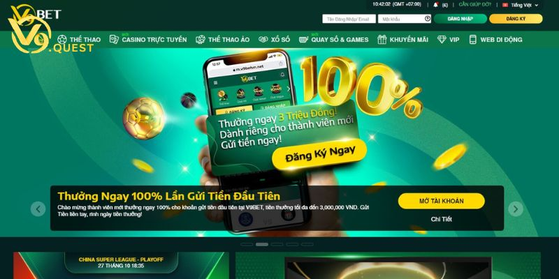 Game Show Cá Cược V9bet - Sân Chơi Giải Trí Thế Hệ Mới 1 Sảnh game show trực tuyến thế hệ mới ghi nhận lượng truy cập vượt trội